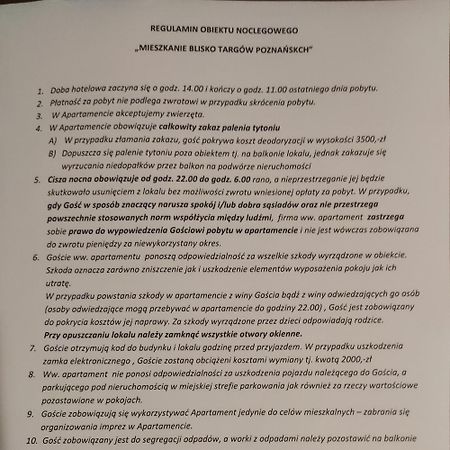 Mieszkanie Blisko Targow Poznanskich Apartamento Exterior foto